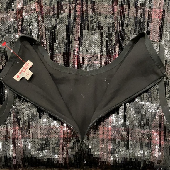 Brooks Brothers the Red Fleece Sequined Plaid Dress - Picture 5 of 6